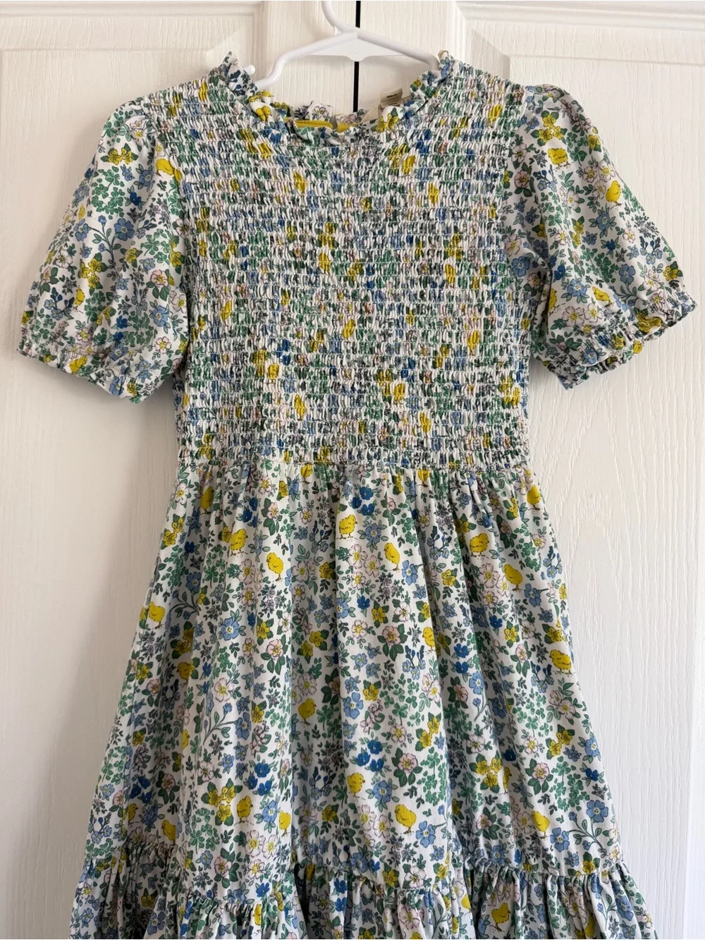 Mini Boden Aurora Shirred Twirly Dress